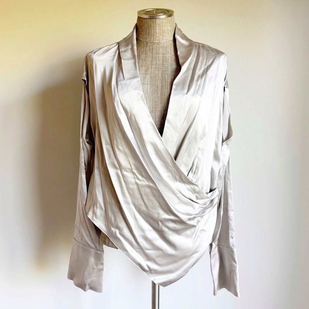 NWT Et Ochs Nala Draped Top - Picture 4 of 17